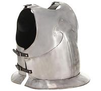 LoogCape Réplique de panseuse de soldat romain en acier pour LARP Cosplay fêtes avec design historique, réplique ancienne, sangles réglables, décoration, collection, exposition