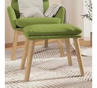 LoogCape Repose-pieds vert clair 45 x 29,5 x 35 cm en velours avec pieds en bois, multifonctionnel, cube et coussin de sol pour salon, chambre à coucher, chambre d'enfant, couloir, rembourré, espace