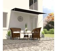 LoogCape Store rétractable anthracite - 250 x 150 cm - Protection solaire - Pour balcon, terrasse, jardin - Protection contre les regards indiscrets - Résistant aux intempéries et aux UV - Auvent