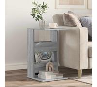 LoogCape Table d'appoint en bois Sonoma gris 40 x 35 x 60,5 cm, idéale comme table basse, table de chevet ou table de canapé pour salon, chambre à coucher, couloir
