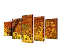 LoogCape Tableau mural en érable - 200 x 100 cm - Impression sur toile - Art mural moderne - Pour salon, chambre à coucher, cuisine, bureau, couloir
