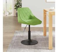 LoogCape Tabouret de bar en velours vert clair avec vérin à gaz réglable en hauteur, rotatif à 360 degrés, cadre en acier pour cuisine, salle à manger, bar, comptoir, 46 x 44 x 62,5-77,5 cm