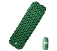 LoogCape Tapis de camping gonflable - Vert - 190 x 58 x 6 cm - Ultraléger - Imperméable - Pour trekking, randonnée, extérieur, tente, festival, voyage, bivouac - Auto-gonflant - Portable - Confortable
