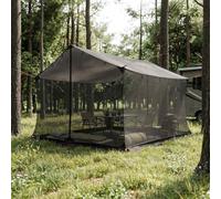 LoogCape Tarp de Camping avec Murs en Maille Marron Gris pour randonnée extérieur abri léger et résistant aux UV, idéal pour Plage, Festival, Trekking et activités familiales