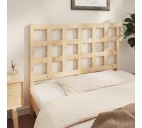 LoogCape Tête de lit 140,5 x 4 x 100 cm en pin massif non traité, cadre en bois solide pour chambre à coucher, design rustique, lits sans tête de lit