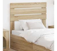 LoogCape Tête de lit moderne en chêne Sonoma 83 x 3 x 100 cm, matériau en bois, tête de lit durable pour chambre à coucher, montage facile, design robuste