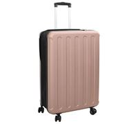 LoogCape Valise avec serrure or rose 50 x 30 x 76 cm ABS rigide trolley avec serrure TSA, légère et robuste, idéale pour les voyages en avion, les excursions du w nd et les voyages courts, étanche