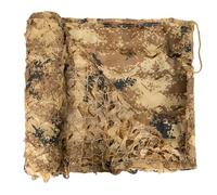 LOOGU Filet De Camouflage Renforcé Militaire Grande Taille - Idéal Le Camouflage, la Chasse, la décoration Jardin,la Ombrage,la Photo, Auvents Terrasse Desert Digital 4x5m
