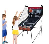 Loohacp Arcade Pliable, Paniers de Basketball pour Enfants avec Scorer Électronique, Machine de Basket Automatique pour les environnements intérieurs tels que les maisons, les salles de jeux, les