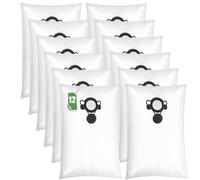 LOOHAOC 12x Sacs d'Aspirateur Compatibles avec Nilfisk Alto Aero 20/21/25/26/31/VL200/Compatibles avec MAKITA VC2010L/VC2511L/VC2512L/VC3011L/Type DSM 42 Sacs en Tissu Non Tissé