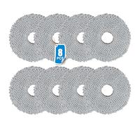 LOOHAOC Lot de 8 serpillères en Microfibre lavables pour Dream e L10s/L10 Ultra/L10s Plus/X40 Ultra,Xiaomi X10+/X20+,Ecovac s T30/T30 Pro Omni/T20 Omni/T20e Robot aspirateur, Accessoires de Balai en