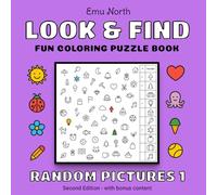 Look and Find: Random Pictures 1 - Fun Coloring Puzzle Book [USA]: Second Edition - with added bonus content