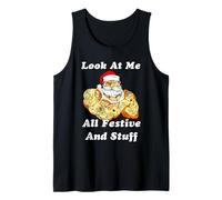 Look At Me All Festive and Stuff Swole Tatoué Père Noël Débardeur
