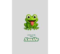 Look At Me And Smile: Gray And Green Notebook, Students Gift, Journal, Motivational Notebook
