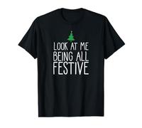 Look at me Being All Festif Arbre de Noël drôle Meme T-Shirt Graphique avec Valeur