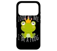 Look at Me I'm A Frog Embrasse-Moi Grenouille Coque pour iPhone 17 Pro