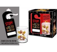 LOOK AT ME - Set de verres à whisky avec accroche-porte - Stop!enterrement de vie de garçon