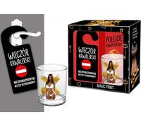 LOOK AT ME - Set de verres à whisky avec étiquette de porte - Enterrement de vie de garçon, entrée non autorisée interdite