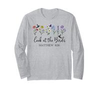 Look at The Birds Air Scripture Matthew 6:26 Bible Verse God Manche Longue