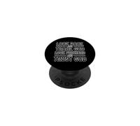 Look Back and Thank God Look Forward and Trust God PopSockets PopGrip Adhésif