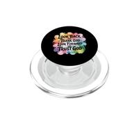 Look Back and Thank God Look Forward and Trust God PopSockets PopGrip pour MagSafe