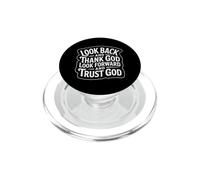 Look Back and Thank God Look Forward and Trust God PopSockets PopGrip pour MagSafe