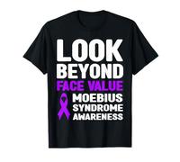 Look Beyond Face Value Sensibilité au Syndrome de Moebius T-Shirt