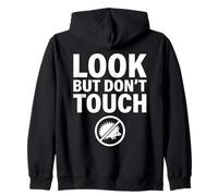 Look But Don't Touch Sassy Hedgehog Introvert Space Sweat à Capuche