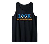 Look But Please Don't Touch Design Graphique Moderne Débardeur