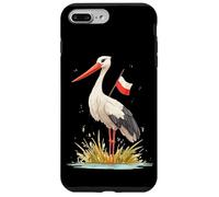 Look Cigogne Amusant dans des Couleurs polonaises pour Les Amateurs de cigognes Coque pour iPhone 7 Plus/8 Plus