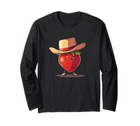 Look Cowboy Fraise Cool pour Un Look Mignon et Charmant Manche Longue