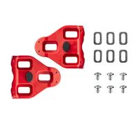LOOK Cycle - Cales de Vélo Delta - Fonction Mémoire de Position - Compatibles avec Les Pédales LOOK au Standard Non KEO - Poids et Encombrement Réduits - Liberté Angulaire 4,5° - Couleur Rouge
