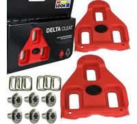 Look Delta Chaussures De Vélo Pédales Plaques De Pédale (Paire) Rouge