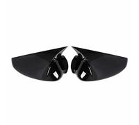 Look En Fiber Carbone Noir Brillant Pour Accord 8e 8.5e 9e 2008-2017 Couvercles Couvercle Rétroviseur Latéral Boîtier 1 Paire(Bright black)