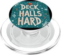 Look Festif Coquin avec ce Deck The Halls Hard PopSockets PopGrip pour MagSafe