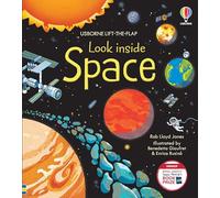 Look Inside Space: An Interactive Lift-the-Flap Book about the Moon, Stars, and the Universe for Children (Ages 5-7)