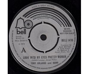 Look Into My Eyes Pretty Woman / My Love Has No Pride - Tony Orlando And Dawn* 7" 45
