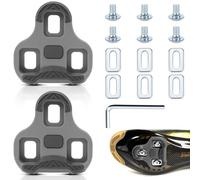Look Keo Cleats Lot d'accessoires de Vélo Crampons Antidérapants, Compatibles avec les pédales Look Keo Bike à 3 trous Grip Blade 2 Max Carbon Classic Cleats pour chaussures de vélo Board (Gris 4,5°)