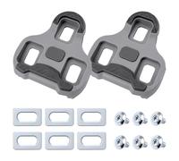 Look Keo Grip Lot de 2 crampons de vélo autobloquants pour pédales à clic, compatibles avec les pédales Look Keo, gris, 4,5°, antidérapantes, pour les randonnées à vélo de route et les trajets