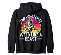 Look Like A Beauty Weld Like A Beast Sweat à Capuche