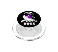Look Like A Lady Fish Like A Boss Funny Fishing Outdoors PopSockets PopGrip pour MagSafe