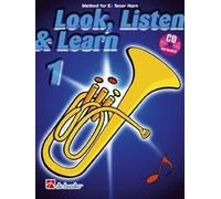 Look, listen & learn 1 eb tenor horn cor +cd