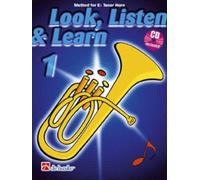 Look, listen & learn 1 eb tenor horn cor +cd