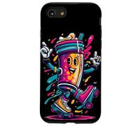 Look Milkshake rétro pour Les Fans de Disco et de Patins Coque pour iPhone SE (2020) / 7/8
