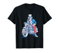Look Moto Patriotique avec Sam aux Couleurs américaines T-Shirt