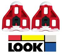 LOOK Paire de pédales Delta (paire, rouge, plastique, vélo de course)