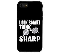 Look Smart Think Sharp Lunettes Coque pour iPhone SE (2020) / 7/8