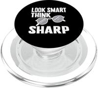 Look Smart Think Sharp Lunettes PopSockets PopGrip pour MagSafe