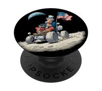Look Spatial Amusant avec Les Couleurs et véhicules américains PopSockets PopGrip Adhésif