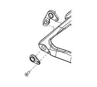 LOOK Support de dérailleur pour vélo droitier avec disque 765 OPTIMUM 2